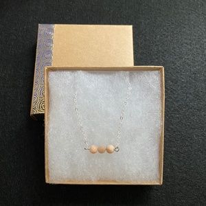 NATURAL MOONSTONE NECKLACE!